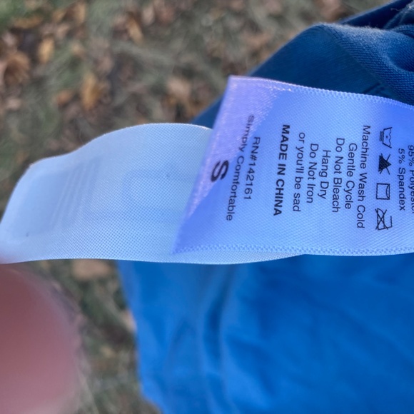 Sz S The Mountains Are Calling LLR “Amber” hoodie, blue, EUC - Picture 3 of 3